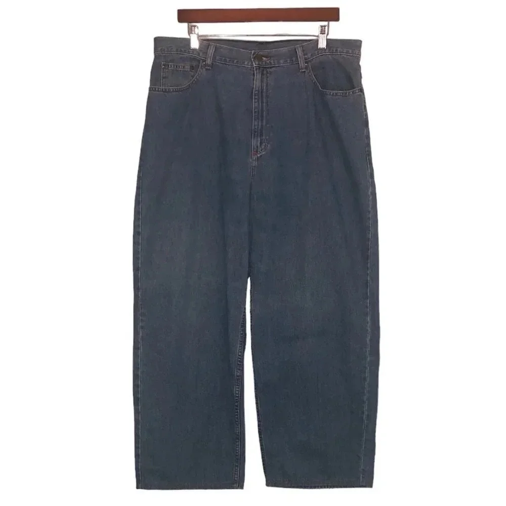 VINTAGE L.L. BEAN Sz 18 Reg. Women's Plus Size Light Wash High Waisted Mom Jeans - Picture 1 of 7
